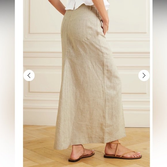 Reformation Tazz Paneled Linen Maxi Skirt - Picture 4 of 6
